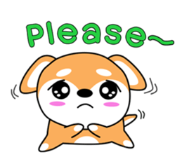 Mily smile dog sticker #8953165