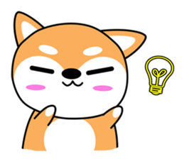 Mily smile dog sticker #8953169