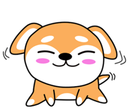 Mily smile dog sticker #8953172