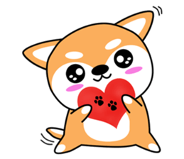 Mily smile dog sticker #8953174