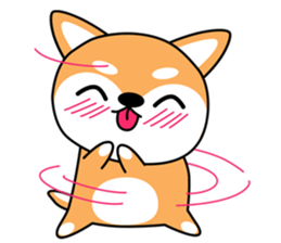 Mily smile dog sticker #8953176