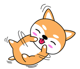 Mily smile dog sticker #8953180