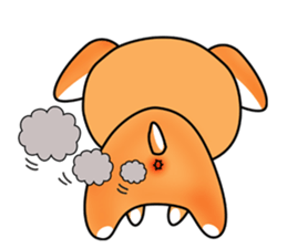 Mily smile dog sticker #8953185