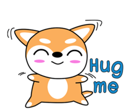 Mily smile dog sticker #8953186