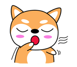 Mily smile dog sticker #8953197