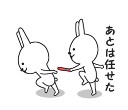 Surreal rabbit. sticker #8953207