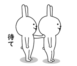 Surreal rabbit. sticker #8953209