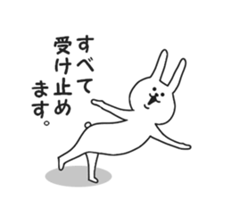 Surreal rabbit. sticker #8953212