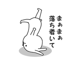 Surreal rabbit. sticker #8953229