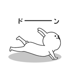 Surreal rabbit. sticker #8953236