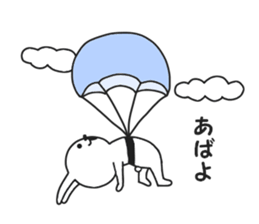 Surreal rabbit. sticker #8953239