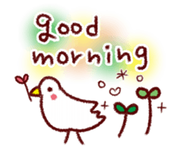 Sticker of easy to use polite words sticker #8953443