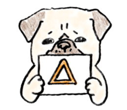 SHIBAINU&PUG greeting sticker sticker #8954067
