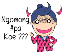 Mbokayu Ngapak-Original Barlingmascakeb sticker #8954329