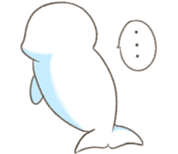 Shiro-tan: the Mild Beluga sticker #8954525