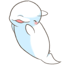 Shiro-tan: the Mild Beluga sticker #8954527