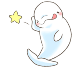 Shiro-tan: the Mild Beluga sticker #8954535