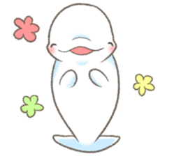 Shiro-tan: the Mild Beluga sticker #8954536