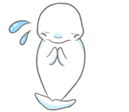 Shiro-tan: the Mild Beluga sticker #8954538
