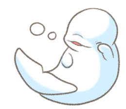 Shiro-tan: the Mild Beluga sticker #8954539