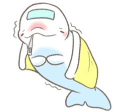 Shiro-tan: the Mild Beluga sticker #8954541