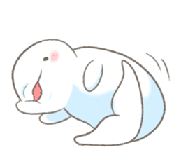 Shiro-tan: the Mild Beluga sticker #8954544