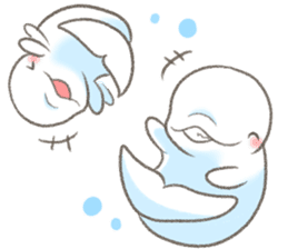 Shiro-tan: the Mild Beluga sticker #8954545