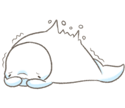Shiro-tan: the Mild Beluga sticker #8954546