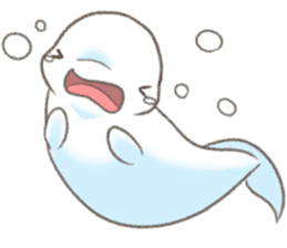 Shiro-tan: the Mild Beluga sticker #8954548
