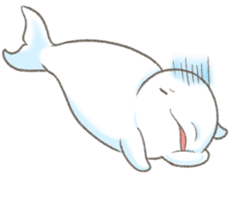 Shiro-tan: the Mild Beluga sticker #8954551