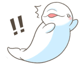 Shiro-tan: the Mild Beluga sticker #8954556