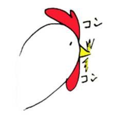 There are two cocks and an alligator sticker #8955006