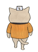 night cat sticker #8955649