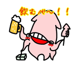 hachinohe ikasuke sticker #8955953