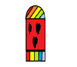 Stationery family and circled sticker #8956497