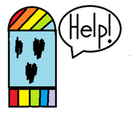 Stationery family and circled sticker #8956508