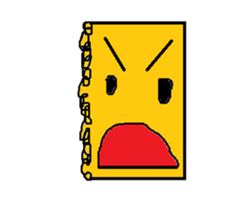 Stationery family and circled sticker #8956512