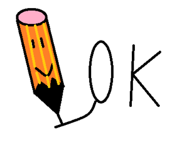 Stationery family and circled sticker #8956518