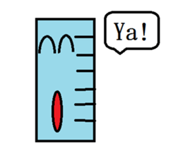 Stationery family and circled sticker #8956521