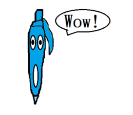 Stationery family and circled sticker #8956535