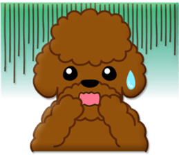 I Love Toy Poodle sticker #8956801