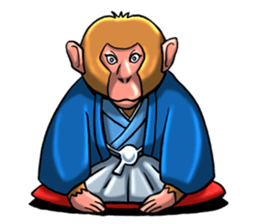 ORIENTAL MONKEYS sticker #8957056