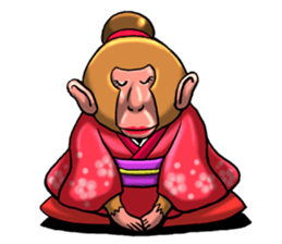 ORIENTAL MONKEYS sticker #8957057