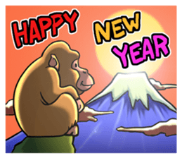 ORIENTAL MONKEYS sticker #8957058