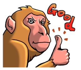 ORIENTAL MONKEYS sticker #8957060