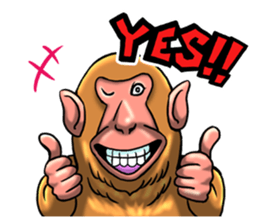 ORIENTAL MONKEYS sticker #8957072