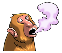 ORIENTAL MONKEYS sticker #8957088