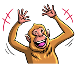 ORIENTAL MONKEYS sticker #8957090