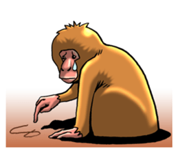 ORIENTAL MONKEYS sticker #8957091