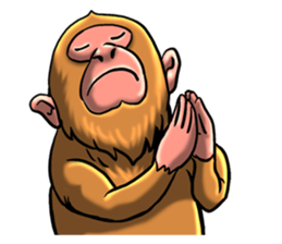 ORIENTAL MONKEYS sticker #8957094